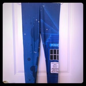 We Love Fine TARDIS Doctor Who Leggings